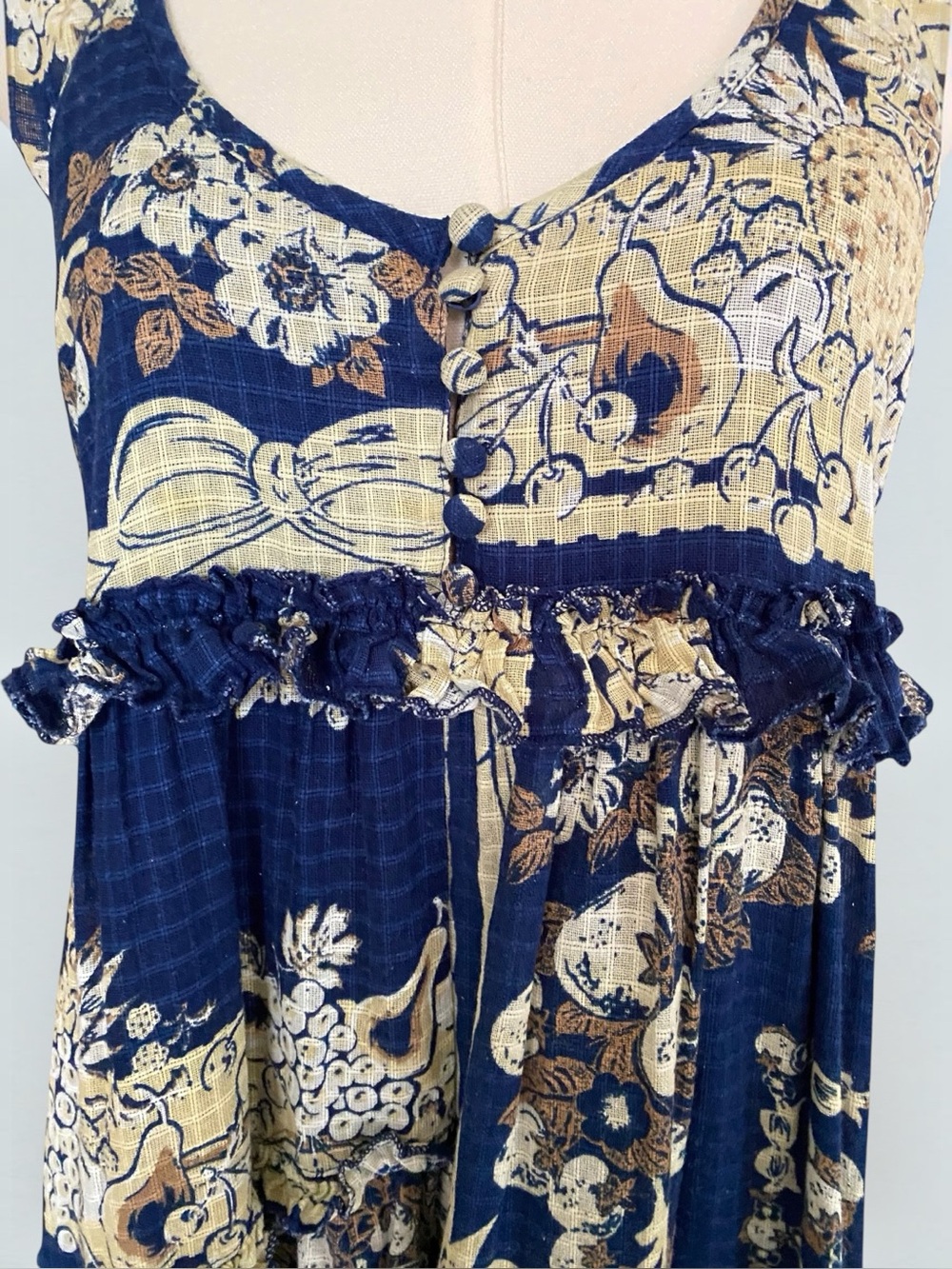 Urban Outfitters UO Magnolia Ruffle Maxi Dress Size 4 - Picture 8 of 11